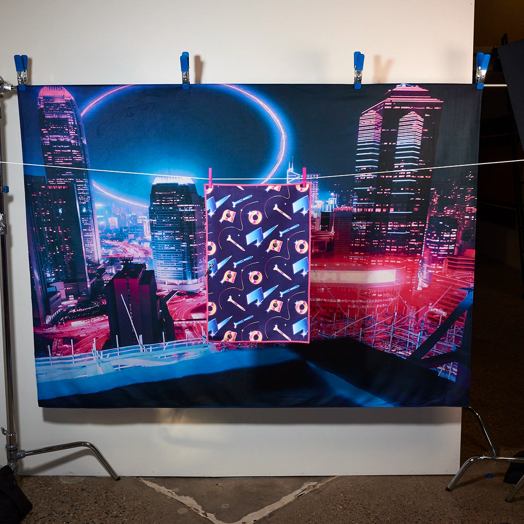 <h2>Vapor Rave</h2> <p>Golf Towel</p> - Noonan Golf Co