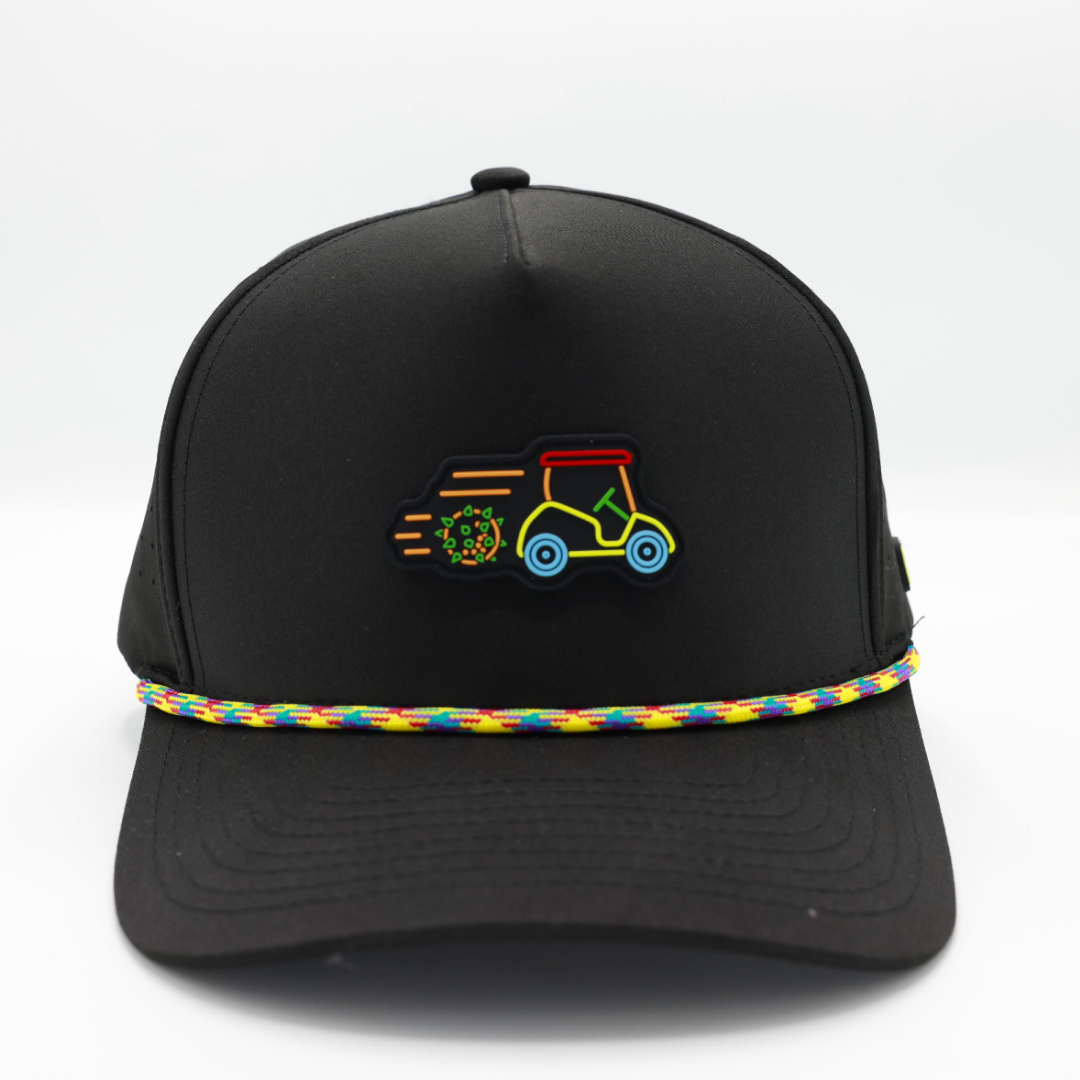 <h2>Rainbogey Road</h2> <p>Rope Snapback Hat</p>