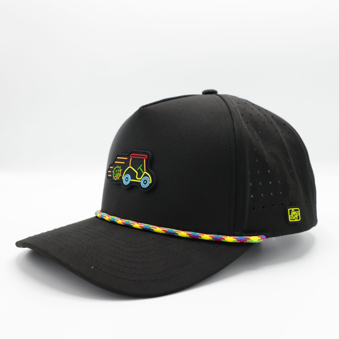 <h2>Rainbogey Road</h2> <p>Rope Snapback Hat</p>