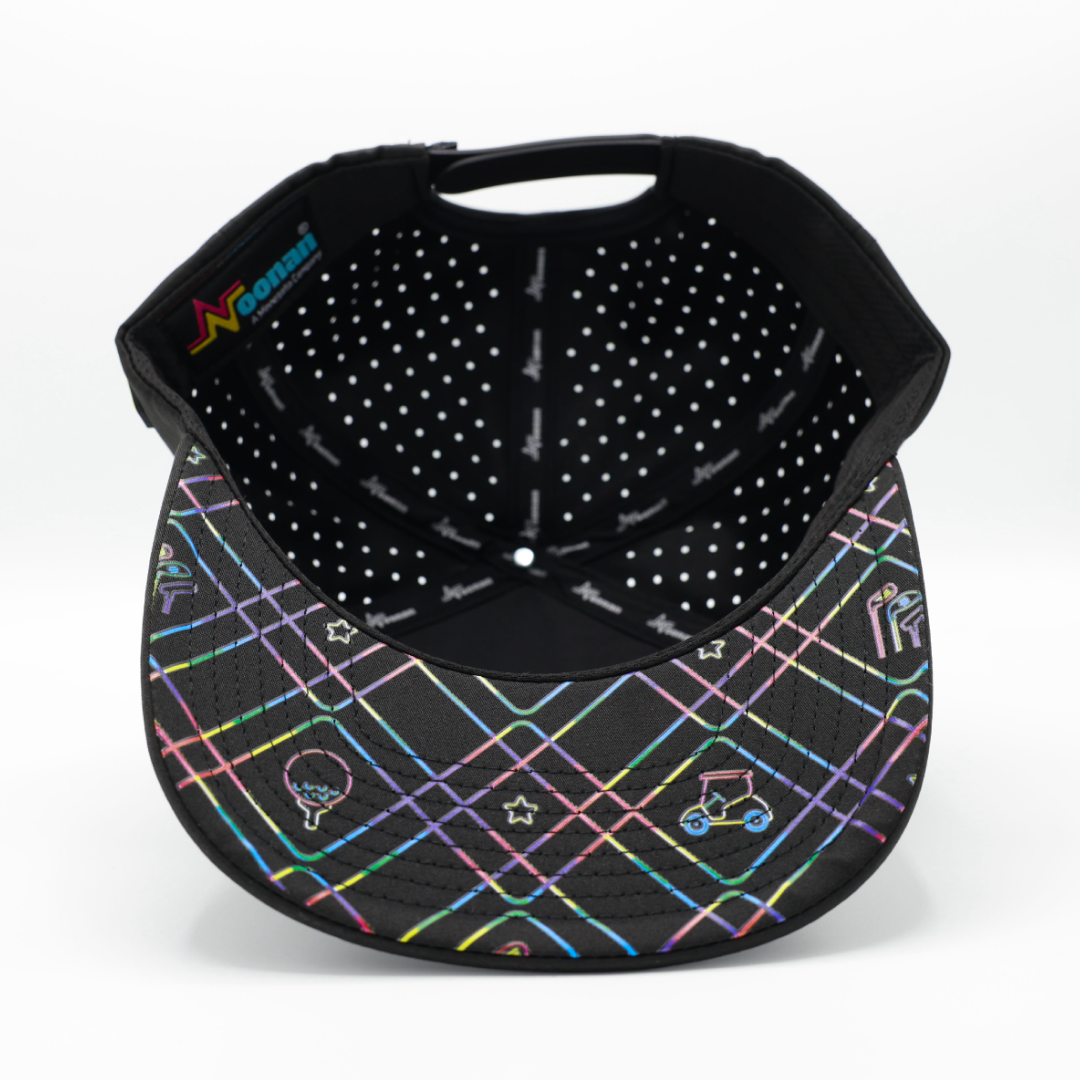<h2>Rainbogey Road</h2> <p>Snapback Hat</p> - Noonan Golf Co